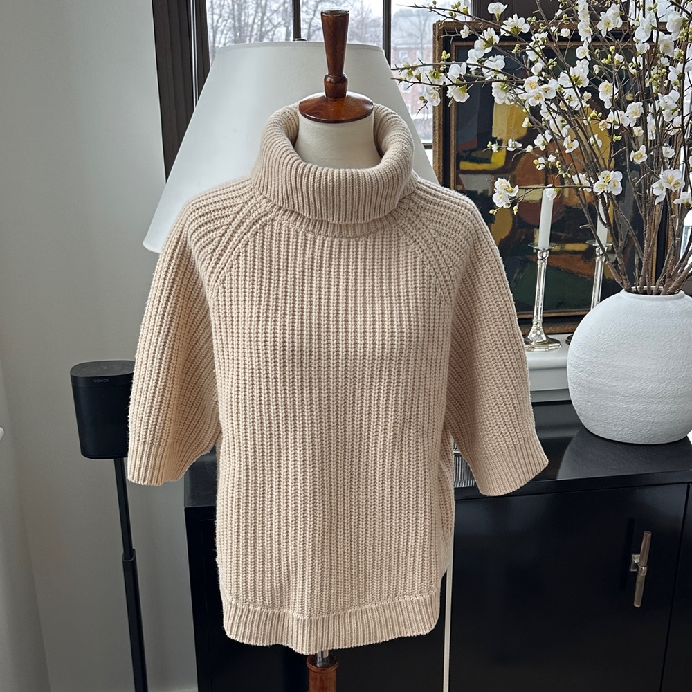Louise Kennedy Lambswool Cashmere Heavy Gauge Turtleneck M